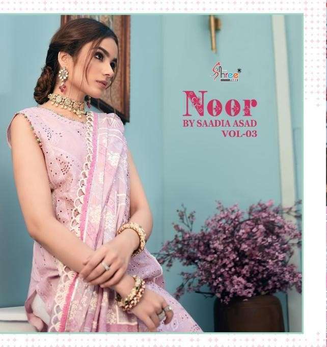 Shree Fabs Noor By Saadia Asad Vol 3